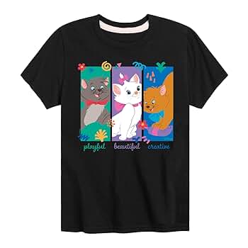 ★WAIKEI★ Vintage Aristocats Archive Short Sleeve T-Shirt W ☆WAIKEI☆ Vintage Aristocats Archive Short Sleeve T-Shirt P